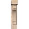 Ekena Millwork Merced Block Smooth Bracket w/ Offset Brace, Douglas Fir, 5 1/2"W x 18"D x 26"H BKT0604X18X26MRC05SDF - alternate 3